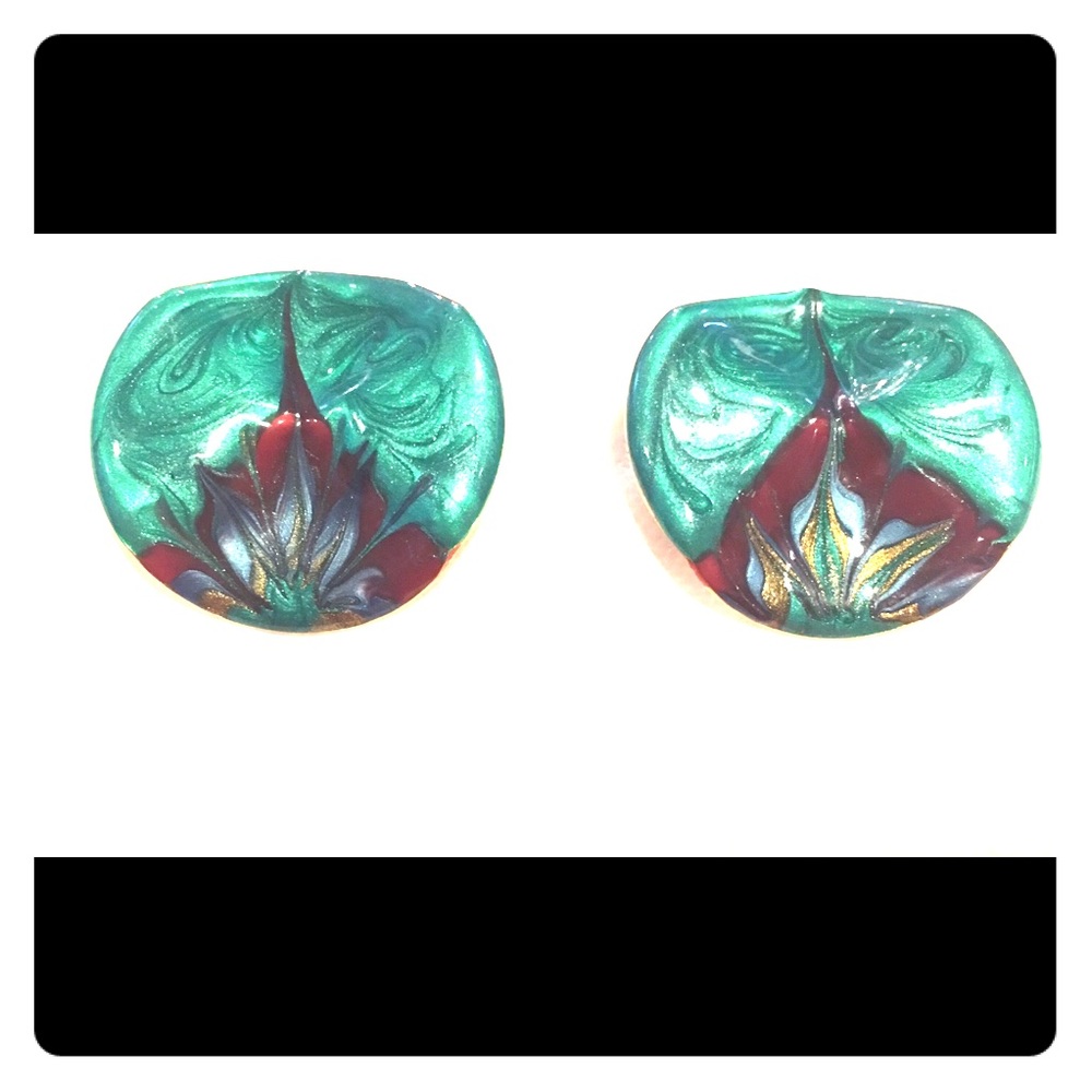 Turquoise Colored Earrings